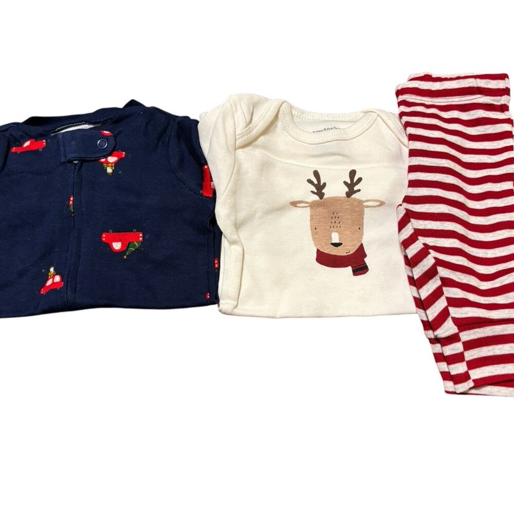 Carter's NWT boys 3M two Christmas outfits